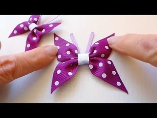 How to make a ribbon butterfly