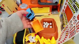 Surprise Eggs Tayo the Little Bus Toys Learn Colors Numbers Counting Wad Of Cotton Ball