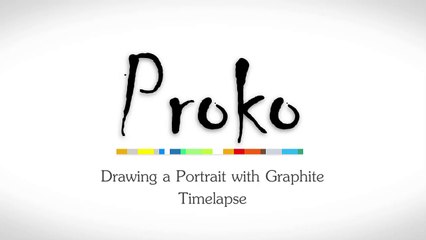 Portrait Drawing with Graphite - Timelapse