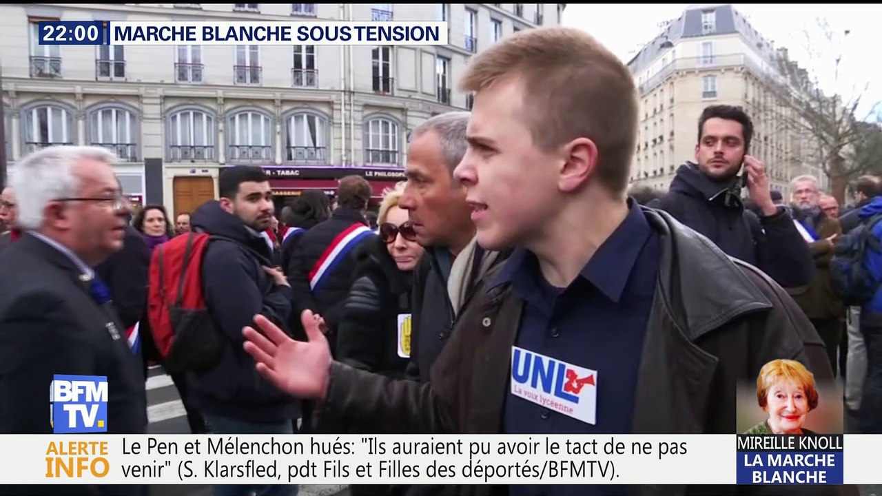 Marche blanche sous tension