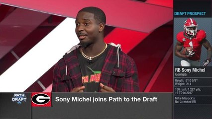 Sony Michel reveals and explains his 'rap name,' helps DJ come up with his own