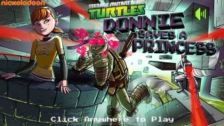 Teenage Mutant Ninja Turtles Donnie Saves a Princess - Cartoon Movie Game New Episodes TMNT new HD