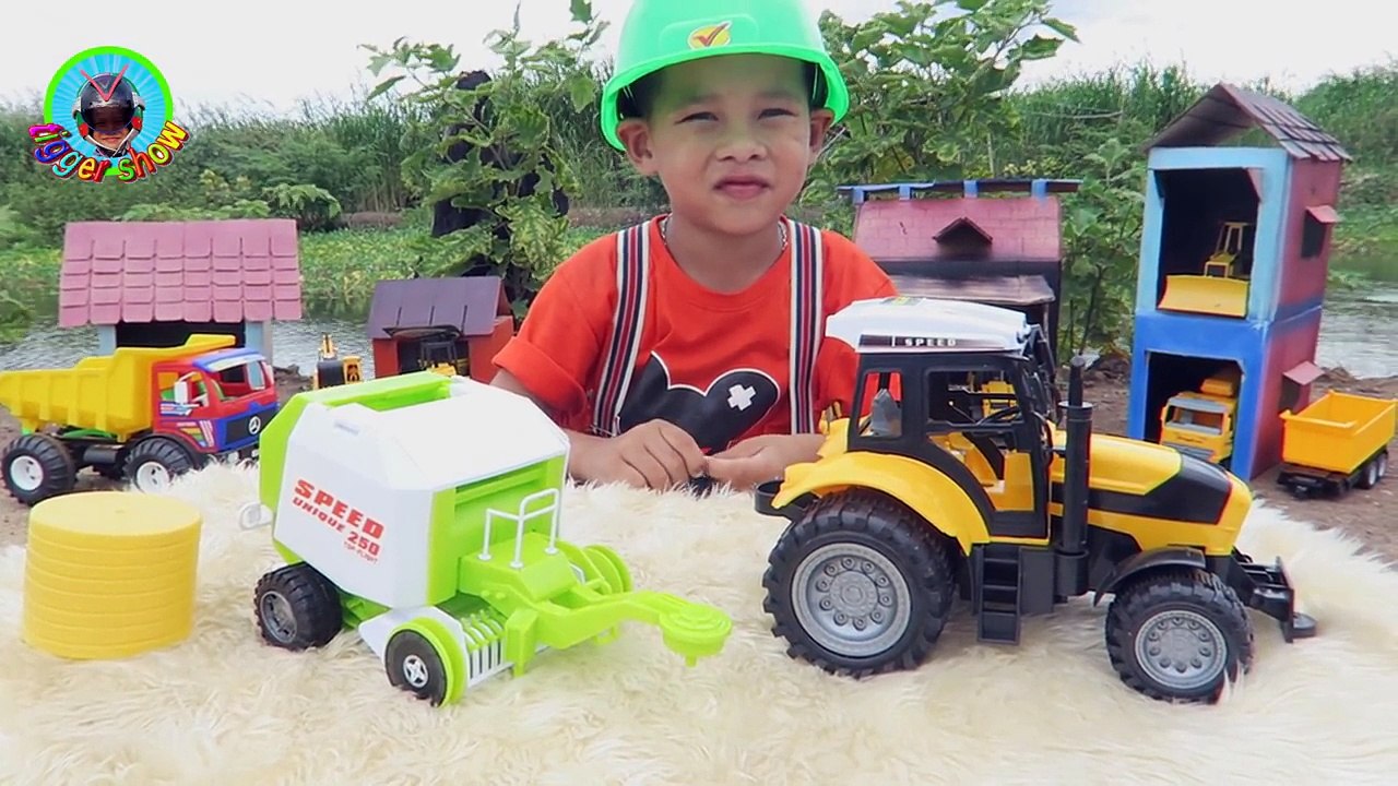 รถไถ รถอัดฟาง รีวิวของเล่น (tigger show EP.65)