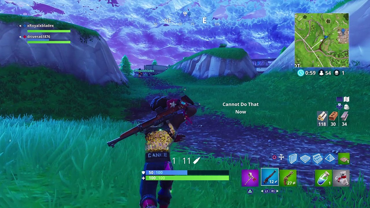 Hunting rifle = god