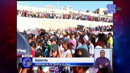 Baño de la cruz se realizó en Santa Elena