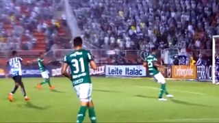 Palmeiras 1(5)  x  (3)2 Santos nos pênaltis.