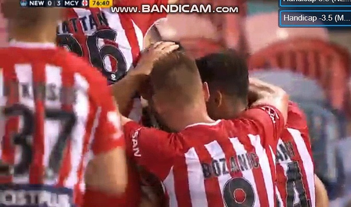 Vidosic goal / New Castle 0-3 Melbuorne city