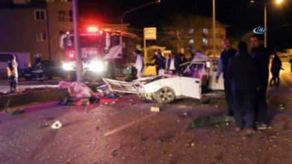 Denizli’de trafik kazası: 1 ölü, 3 yaralı
