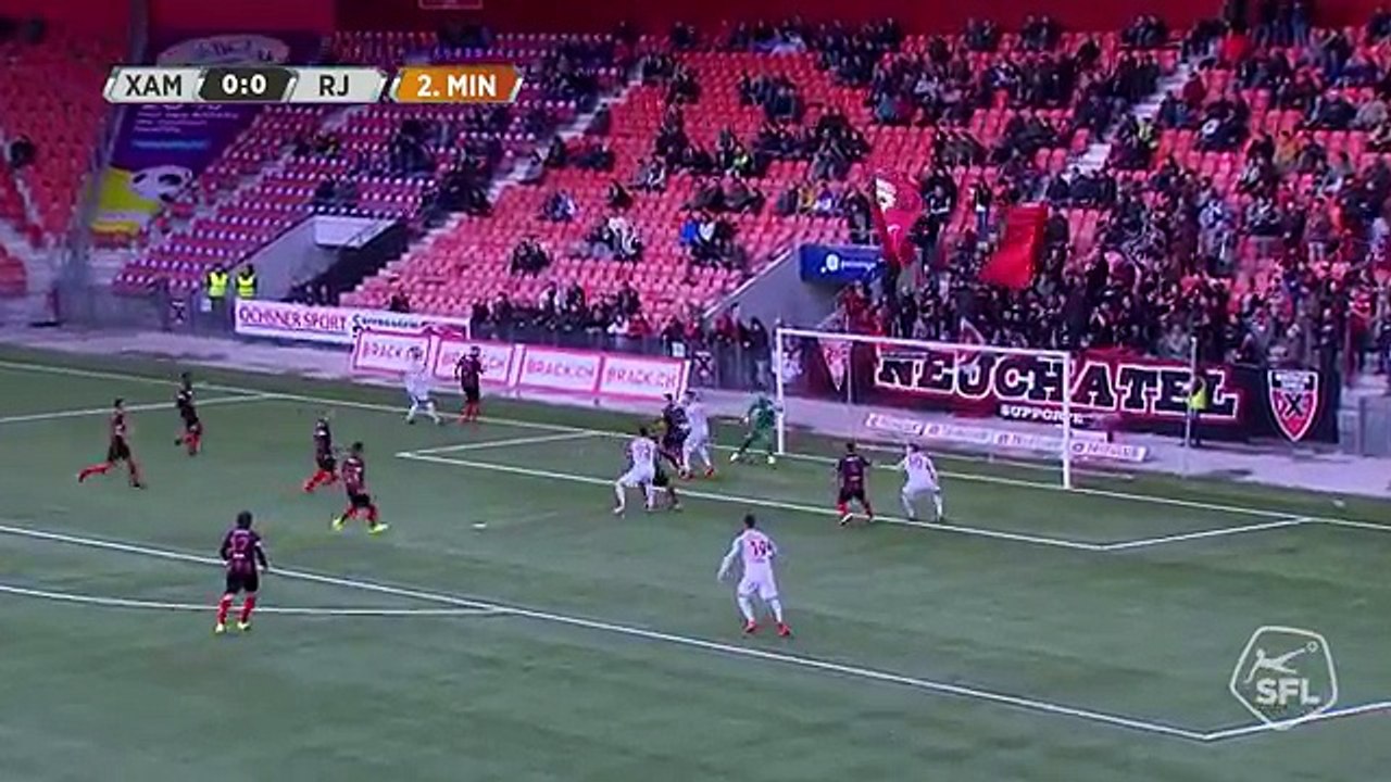 Xamax 1:0 Rapperswil-Jona (Switzerland. Challenge League. 31 March 2018)