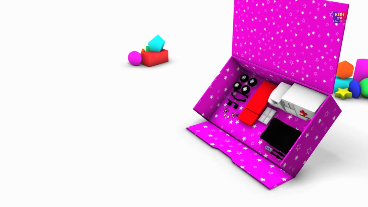 coffre à jouets - Ambulance - Boite Cadeau