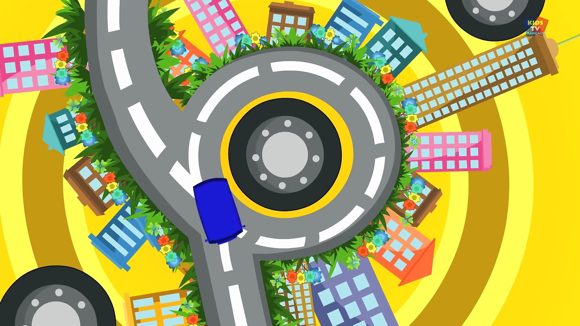 ⁣Les roues de l’autobus - Wheels on the Bus Song (French) - nursery rhymes with French lyrics