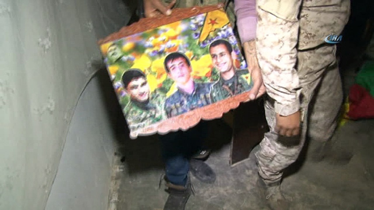 - Afrin’de Camiyi Terör Karargahına Çevirmişler- ÖSO Askerleri Tarafından Bulunan Karargah İmha Edildi, Cami Yeniden İbadete Hazır Hale Getirildi- Teröristler Sivillere Ait Evleri Hastaneye Çevirmiş