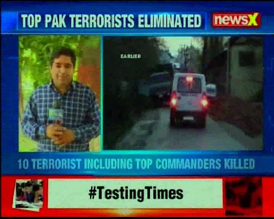 Jammu and Kashmir 10 terrorists have been gunned down in 3 encounters by security forces