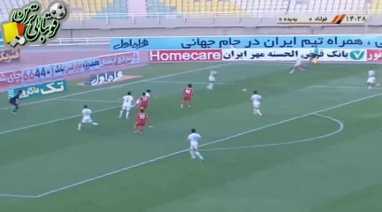 خلاصه بازی فولاد و پدیده