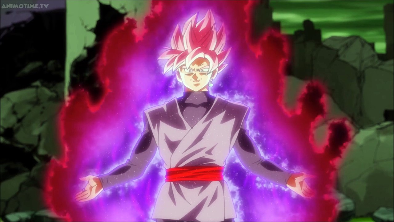 Goku Black Turns Super Saiyan Rose First Time ENG DUB
