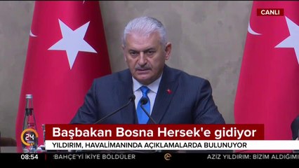 Başbakan Bosna Hersek'e gidiyor