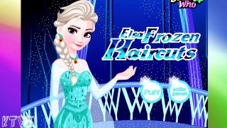 Disney Frozen - Elsa Frozen Haircuts - Baby Games Холодное Сердце Прическа Эльзы