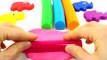 Play & Learn Colors with Play Dough Fun & Creative for Children & Kids Elephant Animal Mold