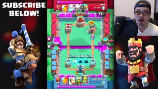 Clash Royale FASTEST THREE CROWN WIN | LOW COST CARD DECK STRATEGY