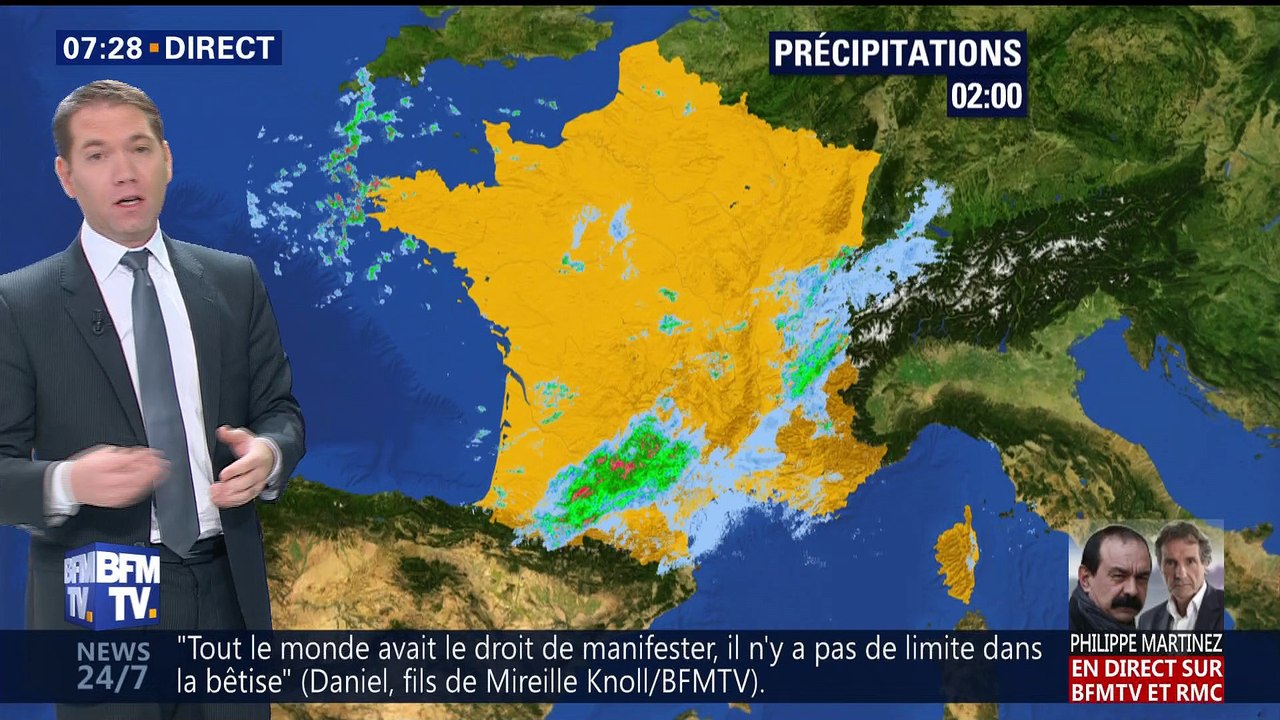 La météo pour ce jeudi 29 mars 2018