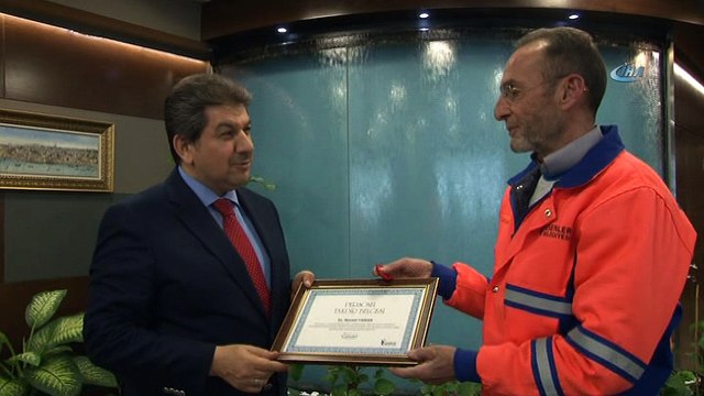 Faciayı önleyen kahraman temizlik işçisine ödül