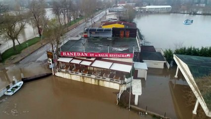 Edirne'de 'kabus' havadan görüntülendi