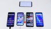 Samsung Galaxy S9 Plus vs iPhone X vs Pixel 2 XL vs OnePlus 5T - Battery Charging SPEED Test
