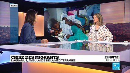 Migrants : "Beaucoup de femmes à bord de l''Aquarius racontent leurs violences sexuelles en Libye"