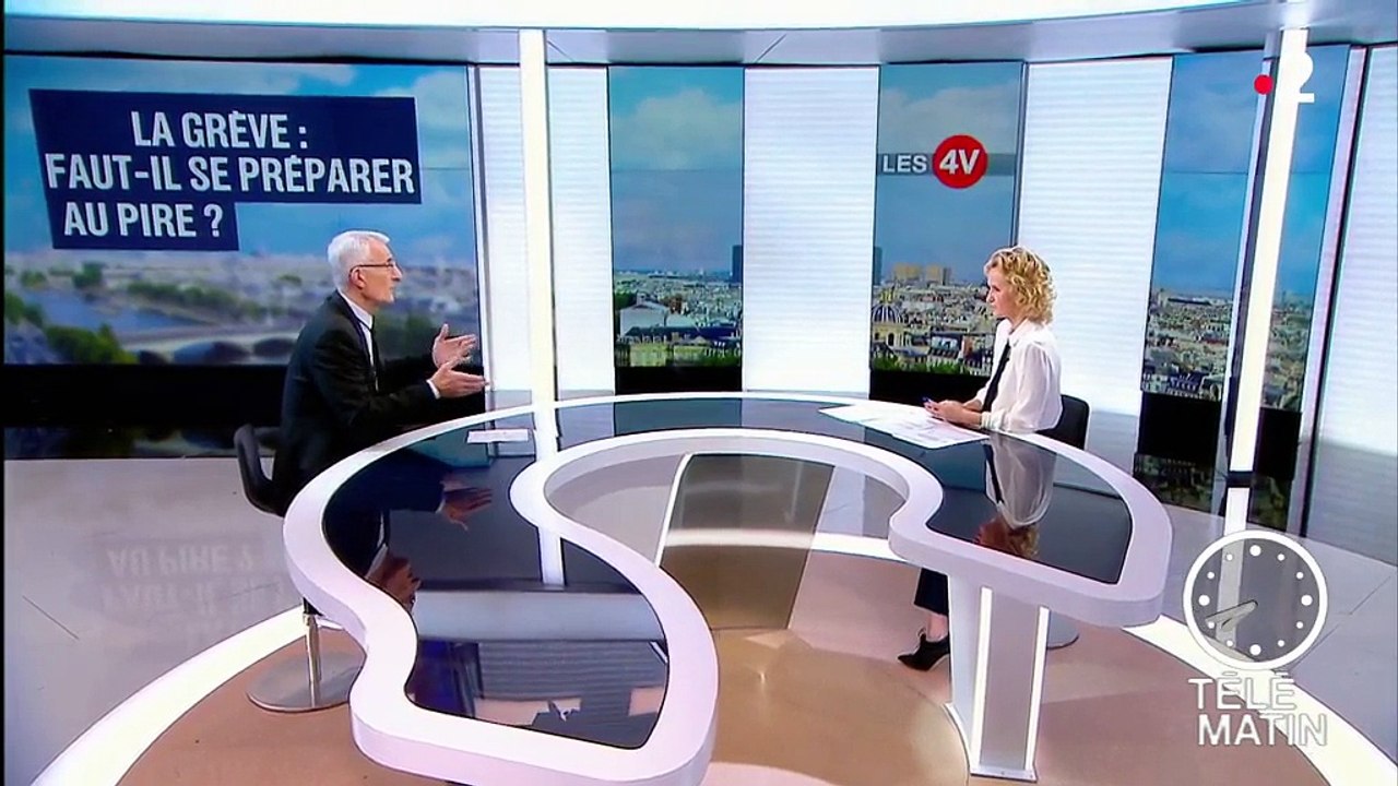 Les 4 Vérités - SNCF : "Cette grève nous parait très décalée", affirme Guillaume Pépy