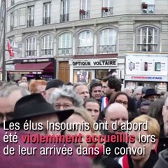 Mélenchon et Le Pen copieusement chahutés lors de la marche blanche pour Mireille Knoll