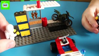 ЛЕГО Сити собираем Пожарный квадроцикл . Лего Мультфильм , детские игры Lego City 5 12 60105