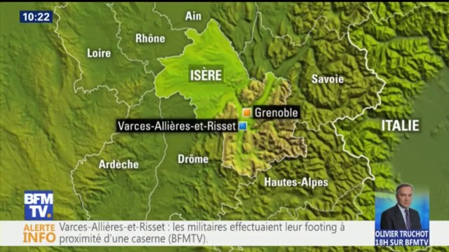 Isère: des militaires visés et menacés à Varces-Allières-et-Risset ce matin