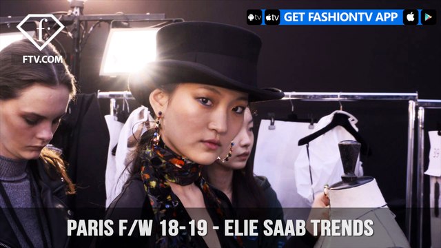 Elie Saab Victorian Influence Trends Paris Fashion Week Fall/Winter 2018-19 | FashionTV | FTV