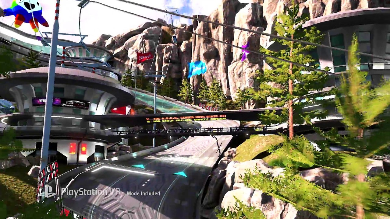 Official wipeout omega collection psvr launch trailer