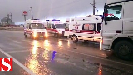 Konya�da feci kaza: Çok sayıda yaralı var