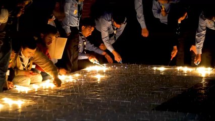 هذا الصباح-الأردن يدخل كتاب غينيس بأكبر لوحة شموع