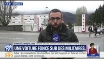 Isère: ce que l'on sait de la voiture qui a foncé ce matin sur des militaires