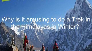 Why is it amusing to do a Trek in the Himalayas