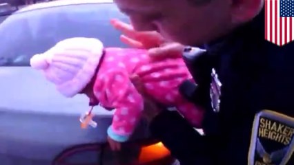 Ohio officers save choking baby girl