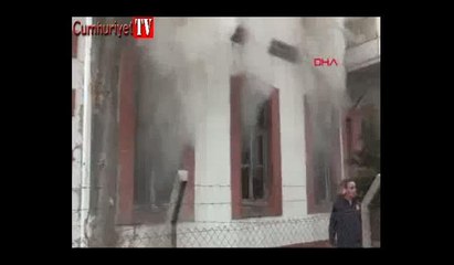 Ankara'da Atatürk'ün de kaldığı tescilli simge yapılardan Çoban Mektebi'nde yangın çıktı