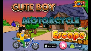 Cute Boy Motorcycle Escape Walkthrough - Games2Jolly