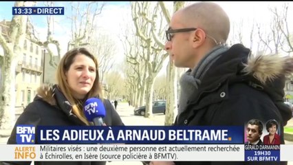 Download Video: “La cérémonie nous a fait beaucoup de bien” témoigne une amie d’Arnaud Beltrame après ses obsèques