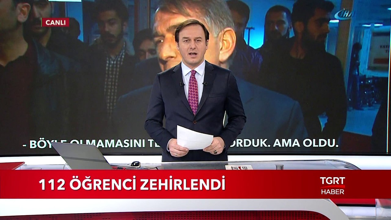112 Öğrenci Yemekten Zehirlendi
