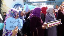 Filistinli mülteci kadınlardan 'UNRWA gösterisi' - GAZZE
