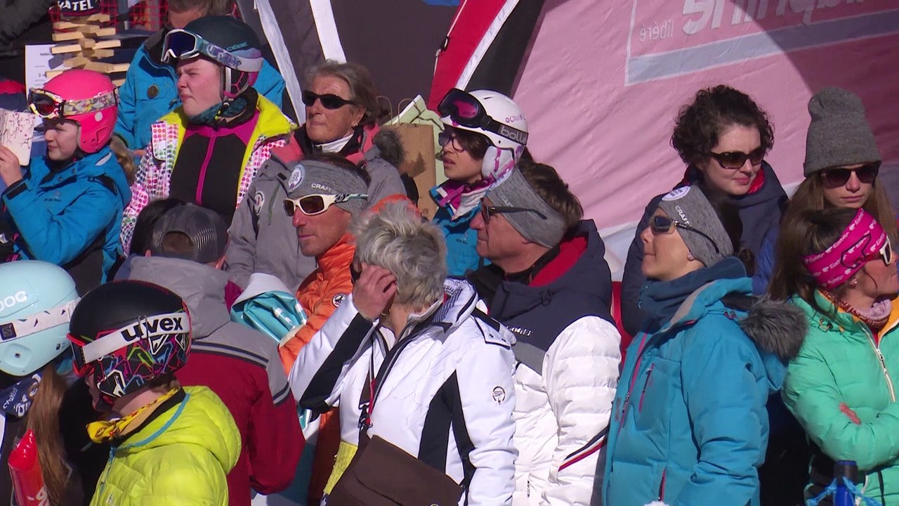 FFS TV - CHATEL - Championnats de France de Ski Alpin - Slalom Dame - Manche 1 - Mars 2018