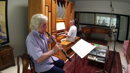 VIDEO DE TOURNAGE DU CD BACH-TELEMANN DE JACQUES VANDEVILLE ET JEAN-MICHEL LOUCHART