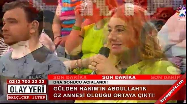 Canlı yayında gözyaşları sel oldu