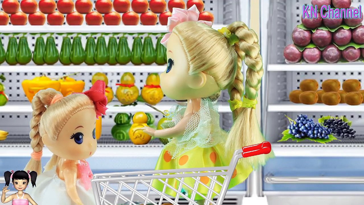 [ALIBABA KIDS] - BÚP BÊ KN Channel ĐI SIÊU THỊ MUA ĐẦU LÂN CHƠI TẾT