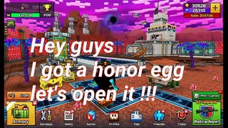 PIXEL GUN 3D - OPENING A HONOR EGG!NEW MYTHICAL PET?