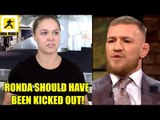 I would have kícked Ronda Rousey's as$ right off the ESPN set,Ferguson on Conor McGregor,Joanna